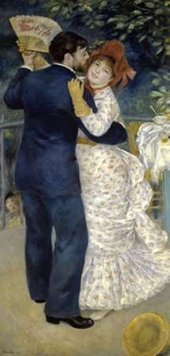 Dance in the Country Canvas Art - Pierre-Auguste Renoir (10 x 20)