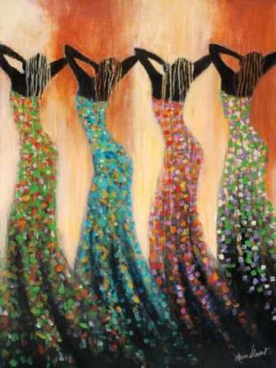 Dance of the Summer Solstice Canvas Art - Monica Stewart (22 x 28)
