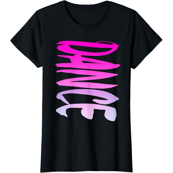 Dance t-shirt Fun and Colorful. Pink. Teen, girls and woman.