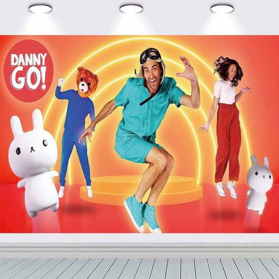 Dance with Danny Backdrop Banner Party Supplies Poster Movie Theme Background for Photography Birthday Decorations