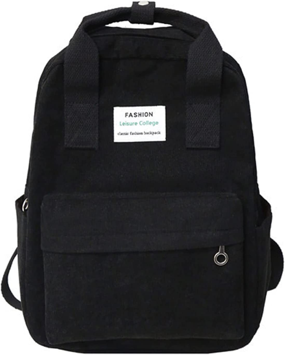 DanceeMangoo Backpack Corduroy School Backpack Cute Aesthetic Handle