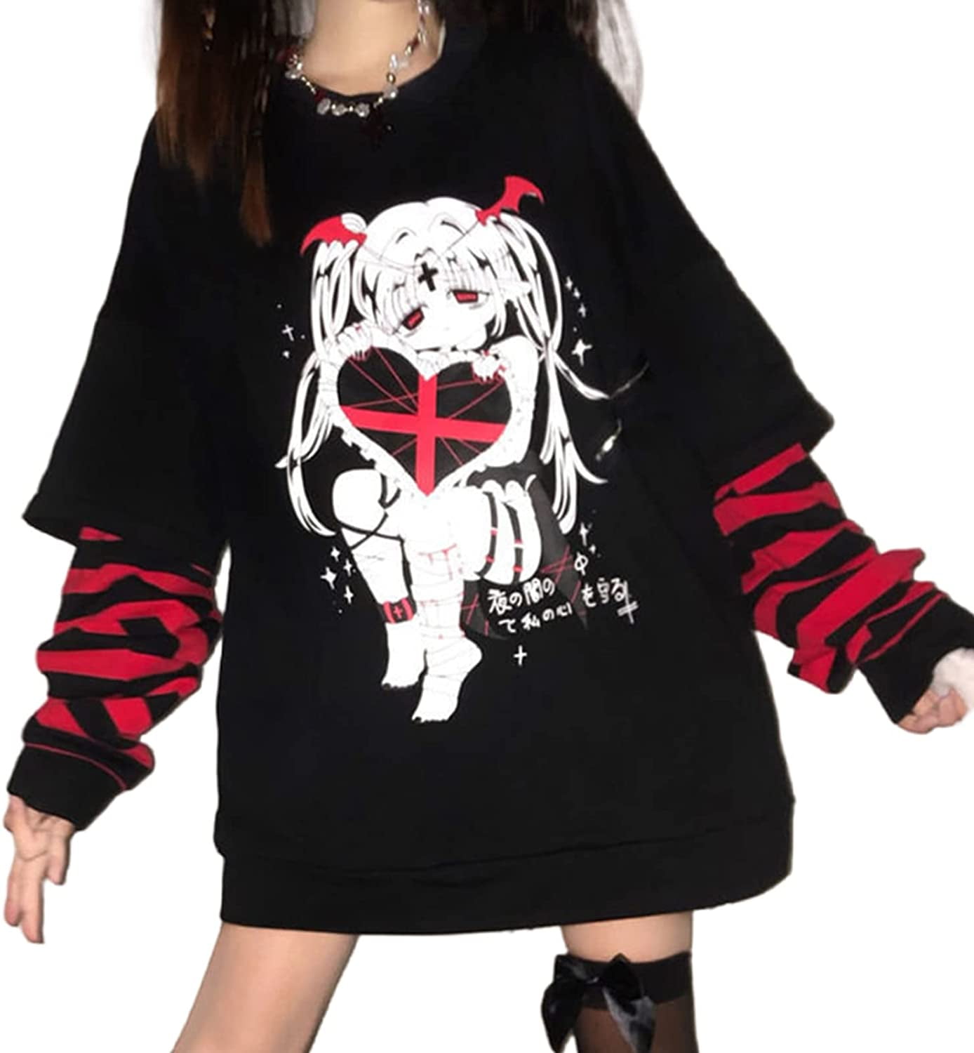 Love Emo Girls Heart Trendy Egirl Teens Goth Punk' Women's Hoodie