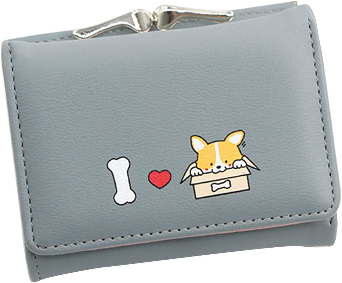 DanceeMangoo Cartoon Dog Wallet Cute Card Holder Girls Coin Purse