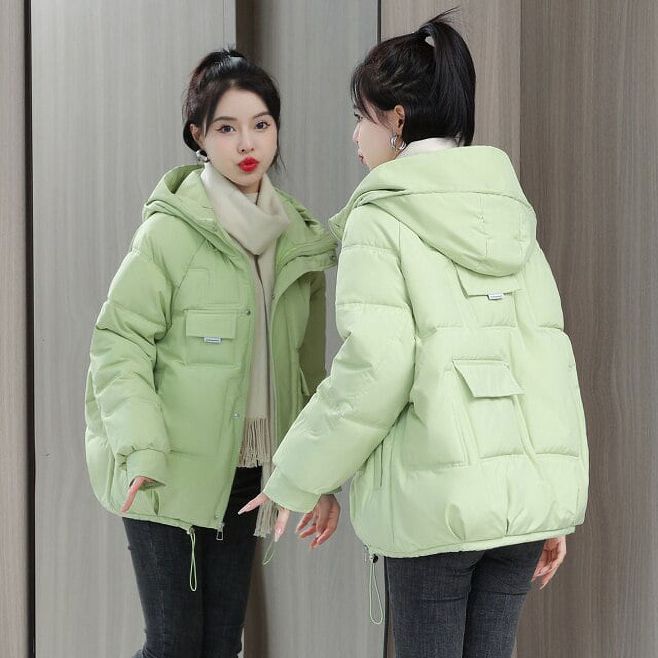 DanceeMangoo Down Cotton Padded Jacket Women's Short Korean Parkas Winter  Jacket Women Loose Bread Coats and Jackets Cotton Jacket Zm1383