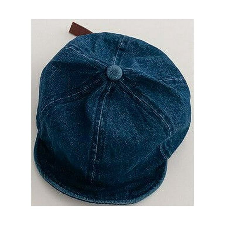 vbnergoie Mens And Womens Denim Retro Washed And Old Destroyed Peaked Cap  Solid Color Baseball Cap Preppy Accessories Sun Visor Cap 