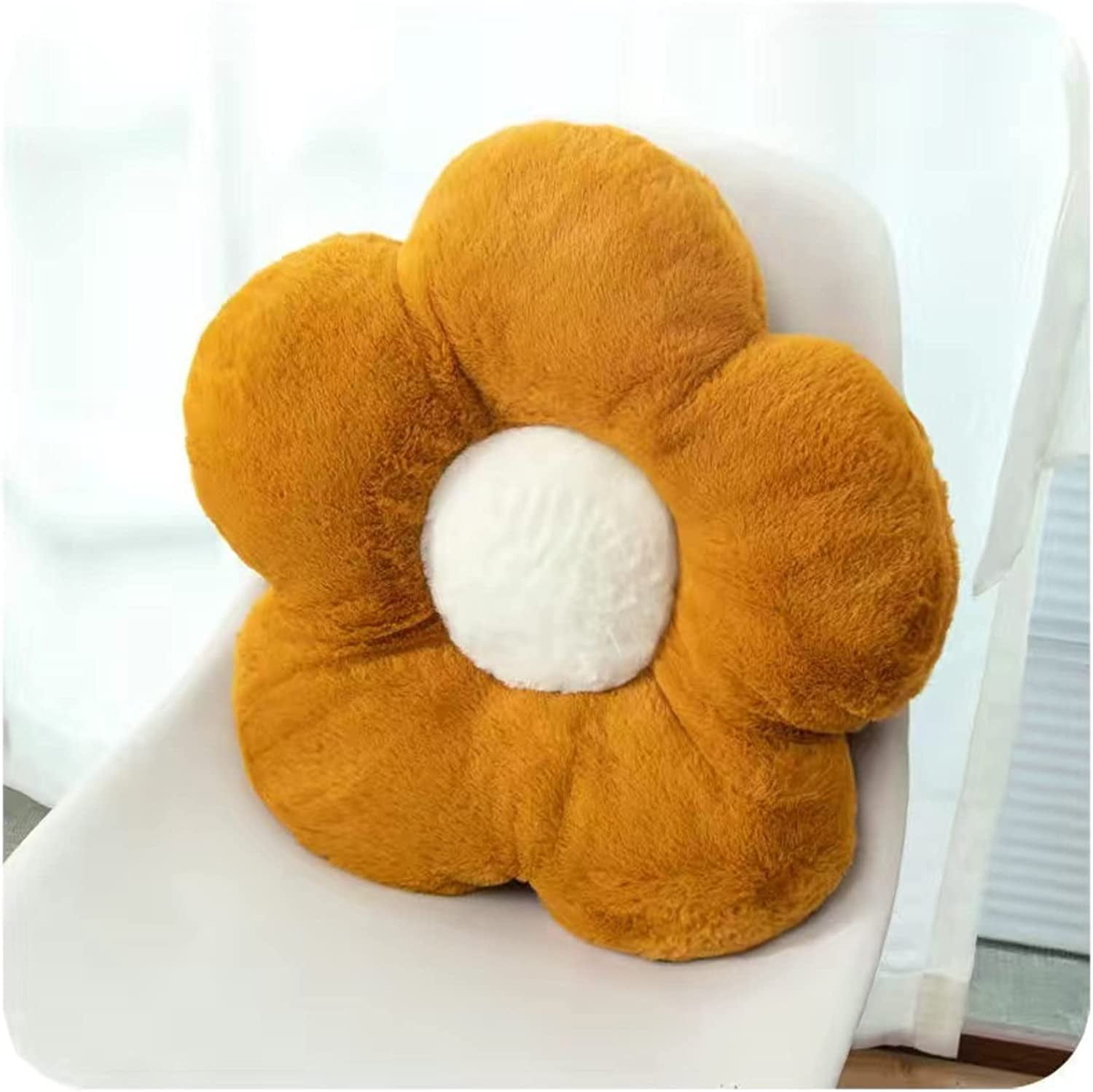 DanceeMangoo Flower Pillow Indie,Cute Flower Seating Cushion,Daisy