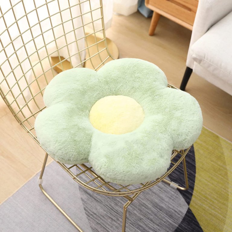 Flower Floor Pillow Seating Cushion Cute Room Decor Floral Pillows