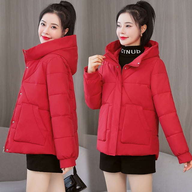 DanceeMangoo Hooded Cotton Parkas Winter Coat Women New Korean