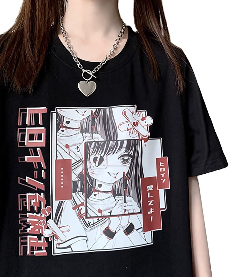 Anime Girl White T-shirt