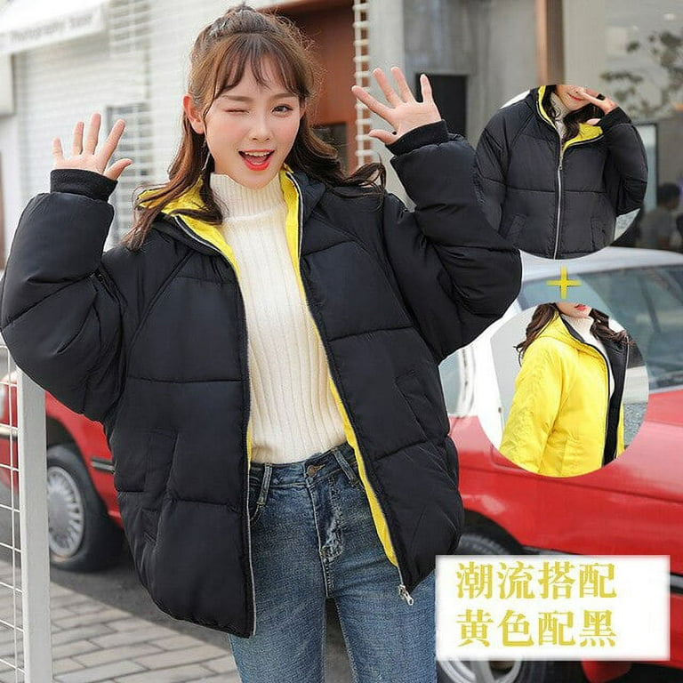 DanceeMangoo Winter Coat Women Fashion Korean Slim White Jacket Hooded Long  Coats and Jackets for Women Clothing Ropa De Invierno Mujer