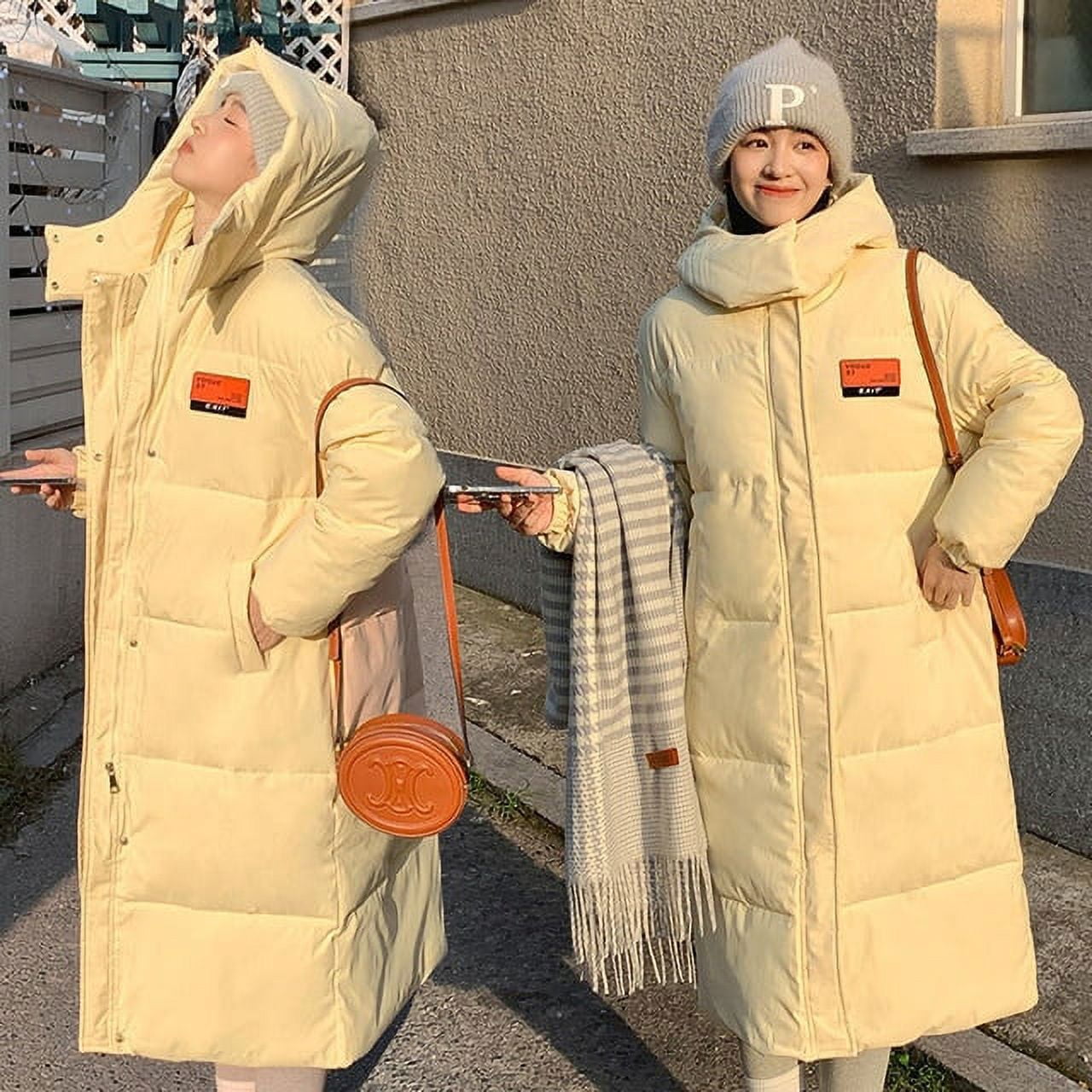 DanceeMangoo New Autumn Winter Coat Jacket Women Thick Warm Casual Puffer  Parkas Streetwear Harajuku Korean Long Hooded Outwear 