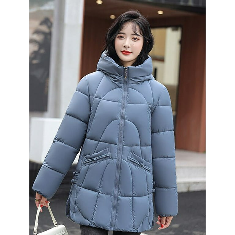 DanceeMangoo New Women Winter Jacket Long Warm Parkas Female