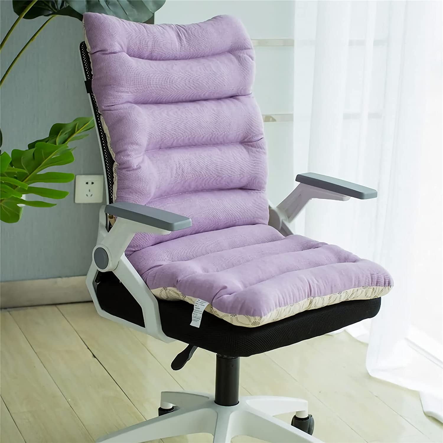 DanceeMangoo Non-Slip Rocking Chair Cushions Backrest Seat Cushion for  Office Chair Desk Seat Cotton Linen Fabric Relax Lazy Buttocks (Ducks  (Cotton