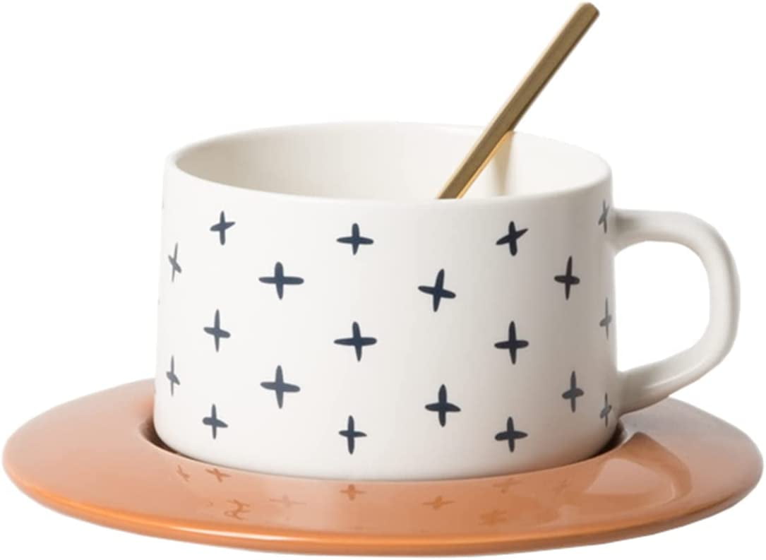Coffe Mug Coffee Mug Diamonds Creative Tea Cups Coffee Cup with Saucers and  Spoons Ceramic Mugs with…See more Coffe Mug Coffee Mug Diamonds Creative