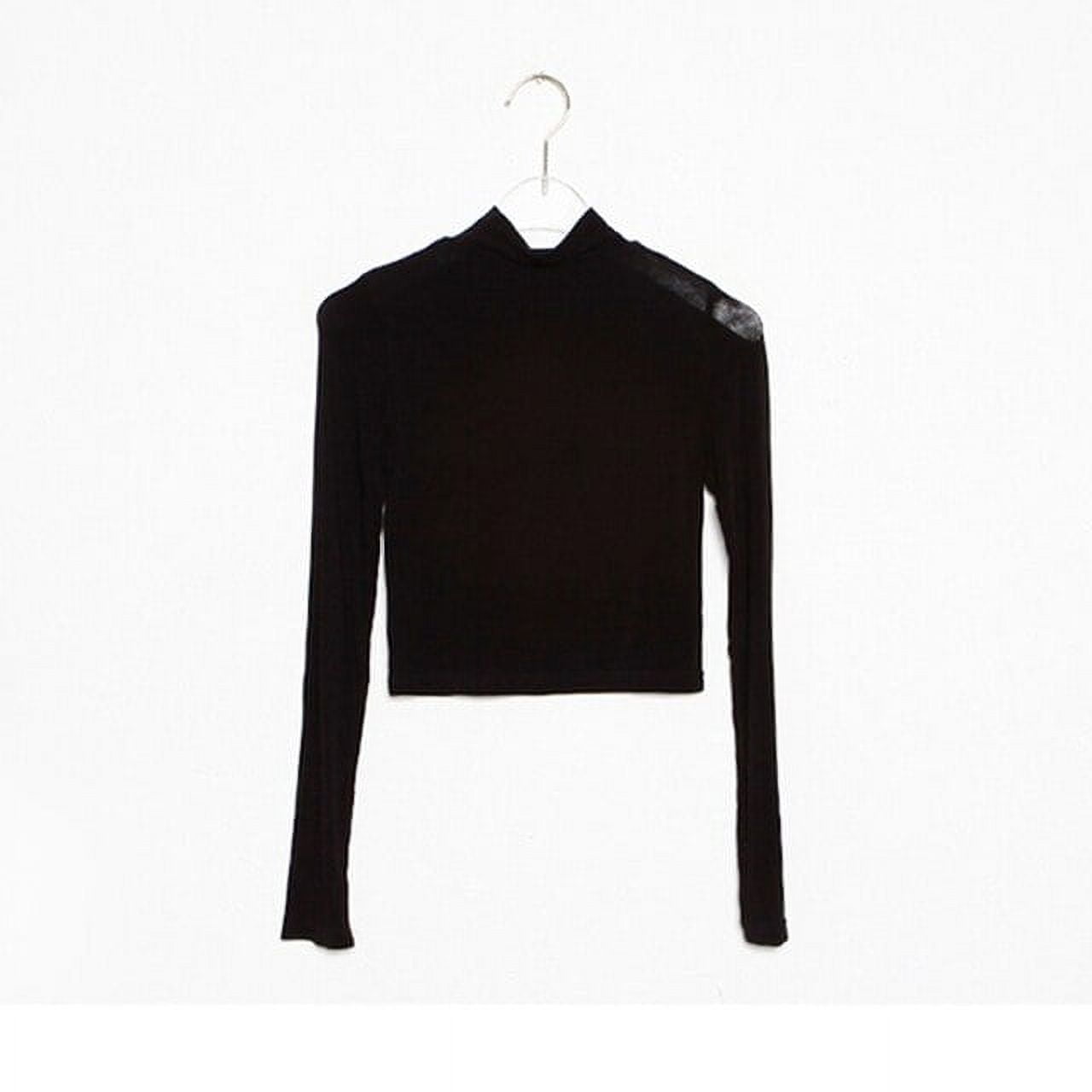 DanceeMangoo Slim High Quality Plain Crop Top Women Cotton Elastic