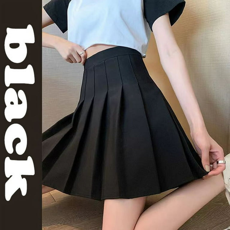 High waisted deals pleated skirt 18