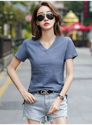 DanceeMangoo White Women Crop Tops Korean Style with Pocket Irregular  Blouses Woman Spring Summer All-Match Long Sleeve Shirts 