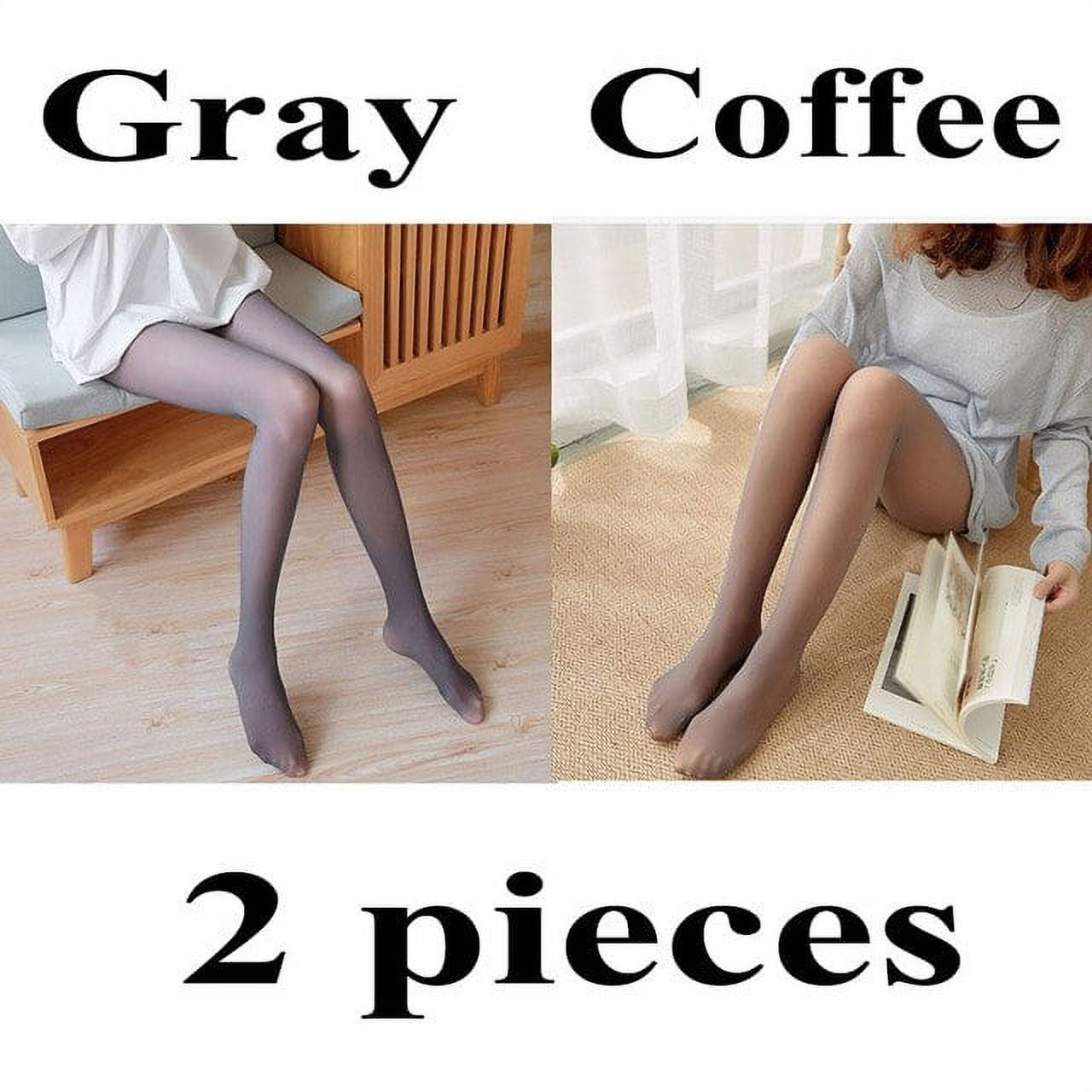 DanceeMangoo Thick Thermal Leggings Women Sexy Translucent Warm Plush Stockings Woman Winter