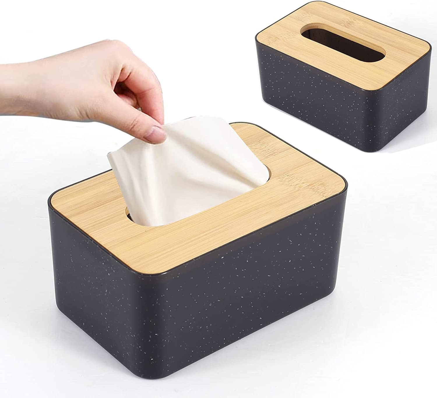 DanceeMangoo Tissue Box Cover Holder - Minimalist Tissue Holder ...