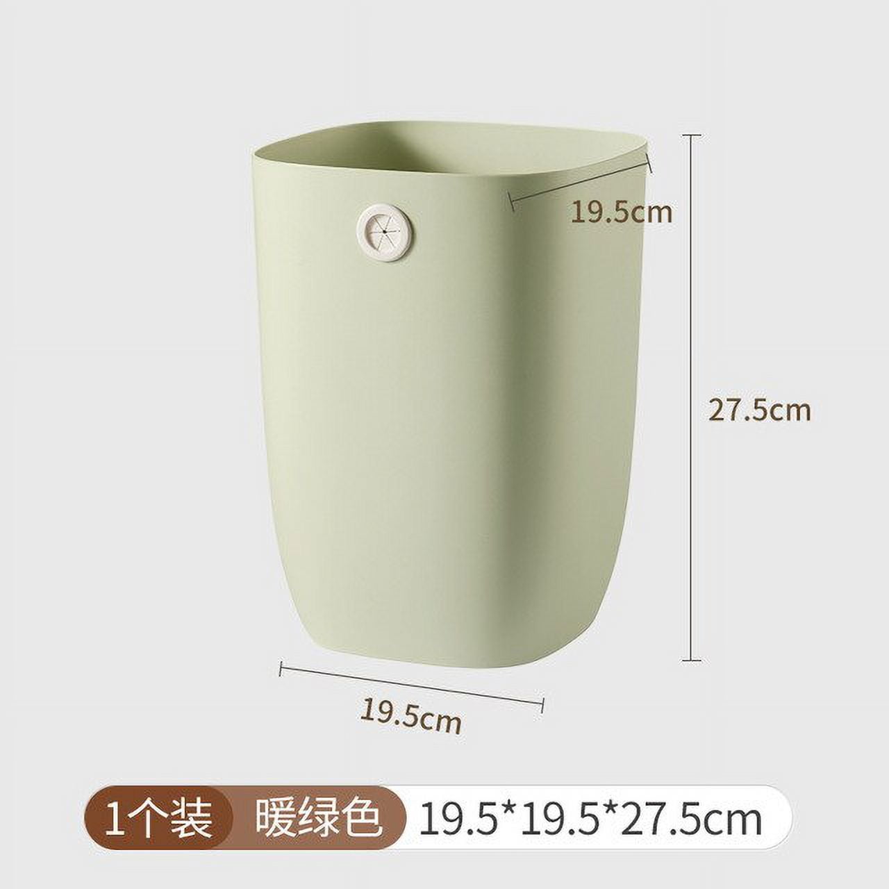 DanceeMangoo Trash Can Bedroom Waste Bin Living Room Garbage Cans