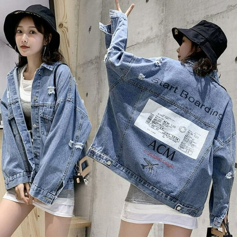 Printed jean jackets hotsell