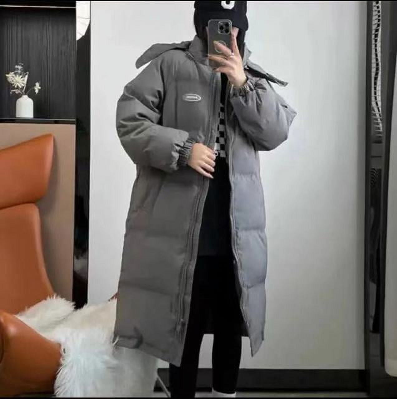 DanceeMangoo Winter Coat Women Fashion Korean Long Jacket Female