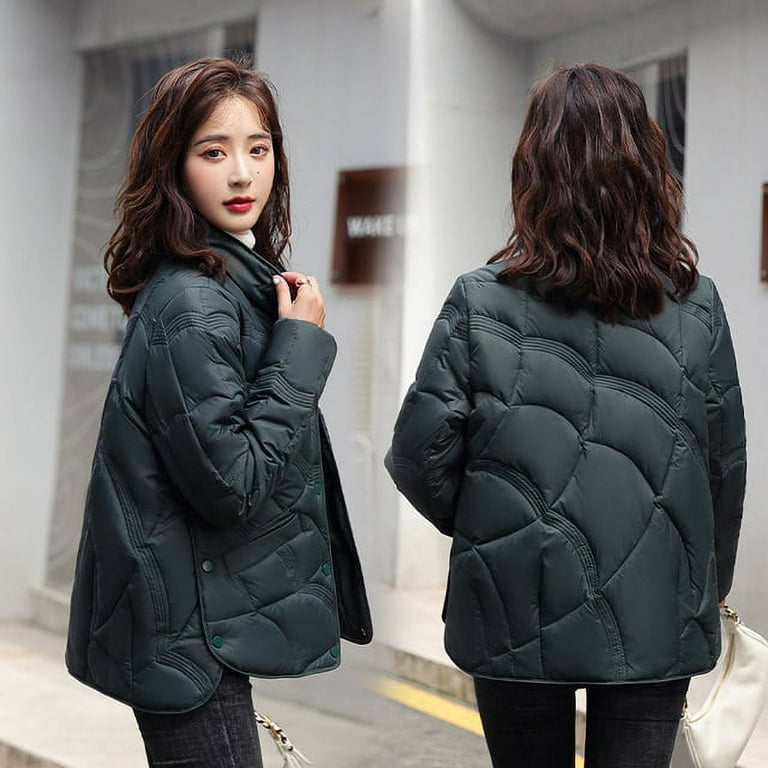 DanceeMangoo Winter Coat Women Korean Style Thin Short Coat Warm Coats and  Jackets for Women Clothing Parkas Abrigos Mujer Invierno Zm