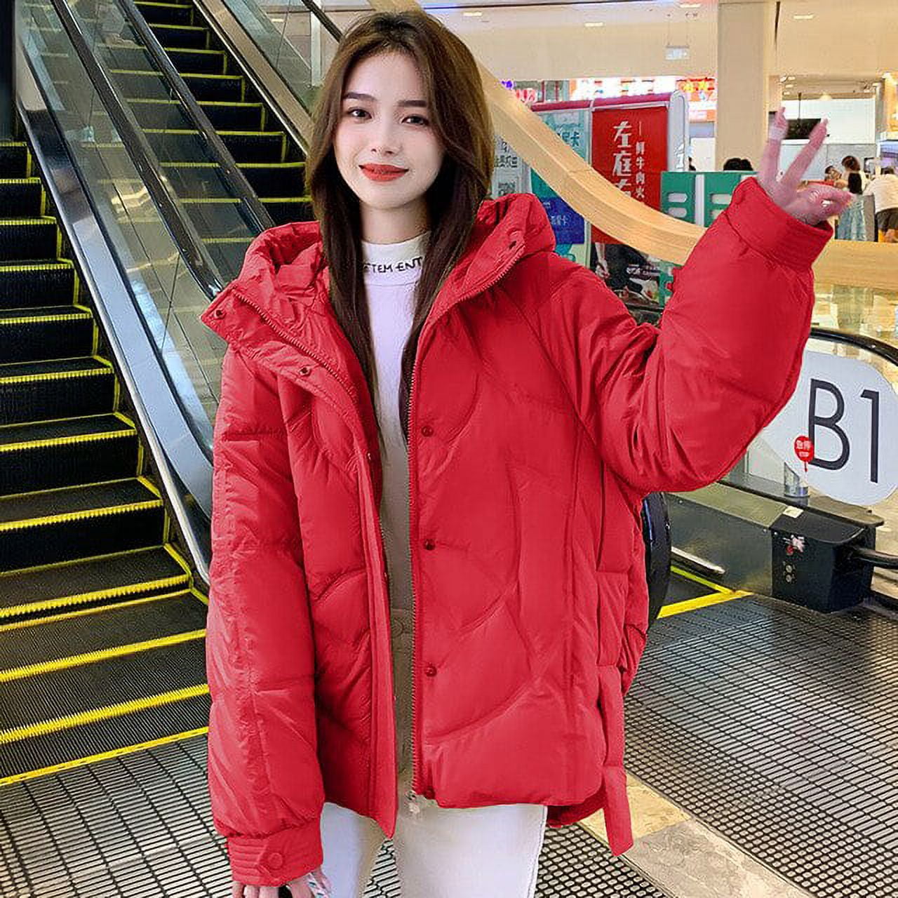 Amazon.com: SYXYSM Trench Coat Fashion Women S Spring Jacket Female Tops  Korean Style Waist Mid-Long Women S Windbreaker Coat Hooded Overcoat Coat  (Color : A, Size : X-Large) : Clothing, Shoes &