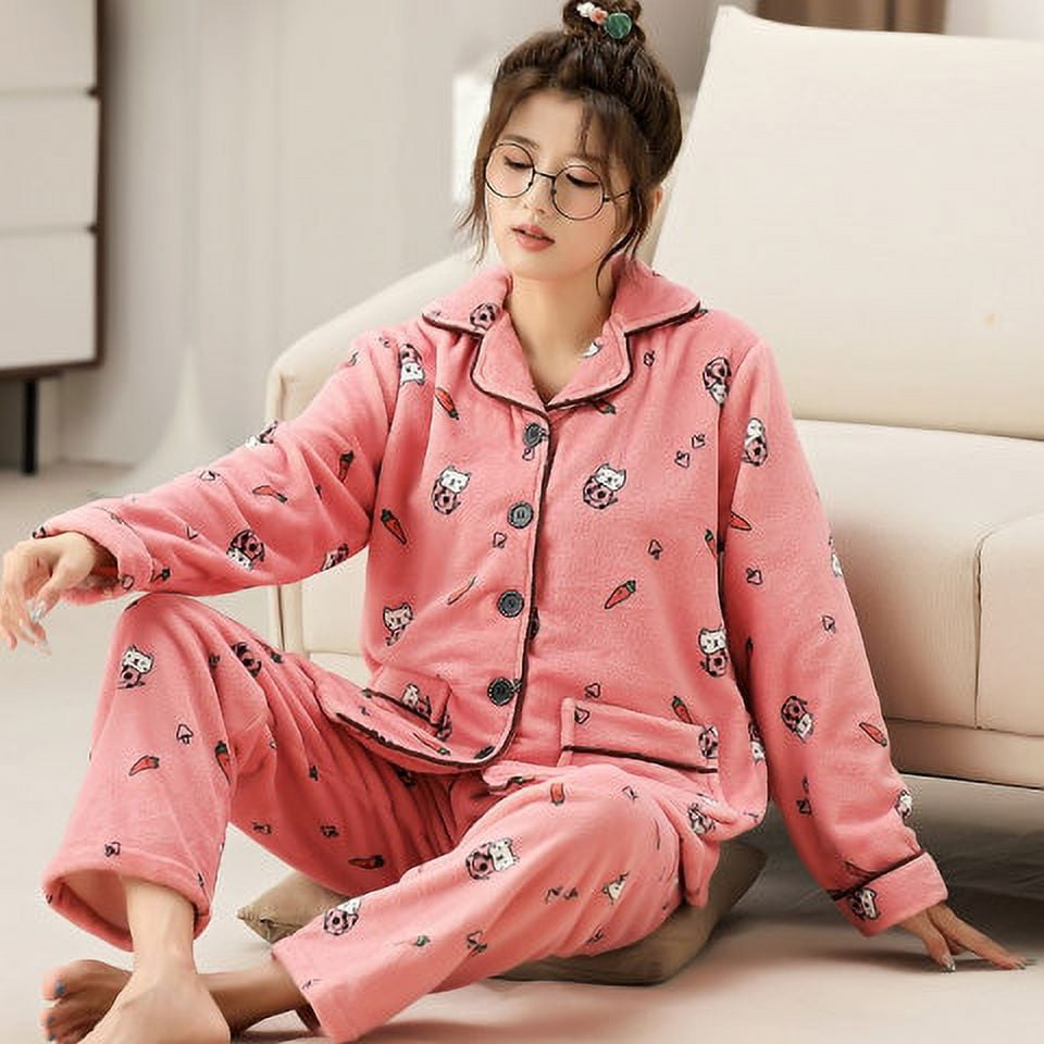 Flannel Sleepwear Pyjama, Fleece Sleepwear Pyjama, Flannel Home Wear