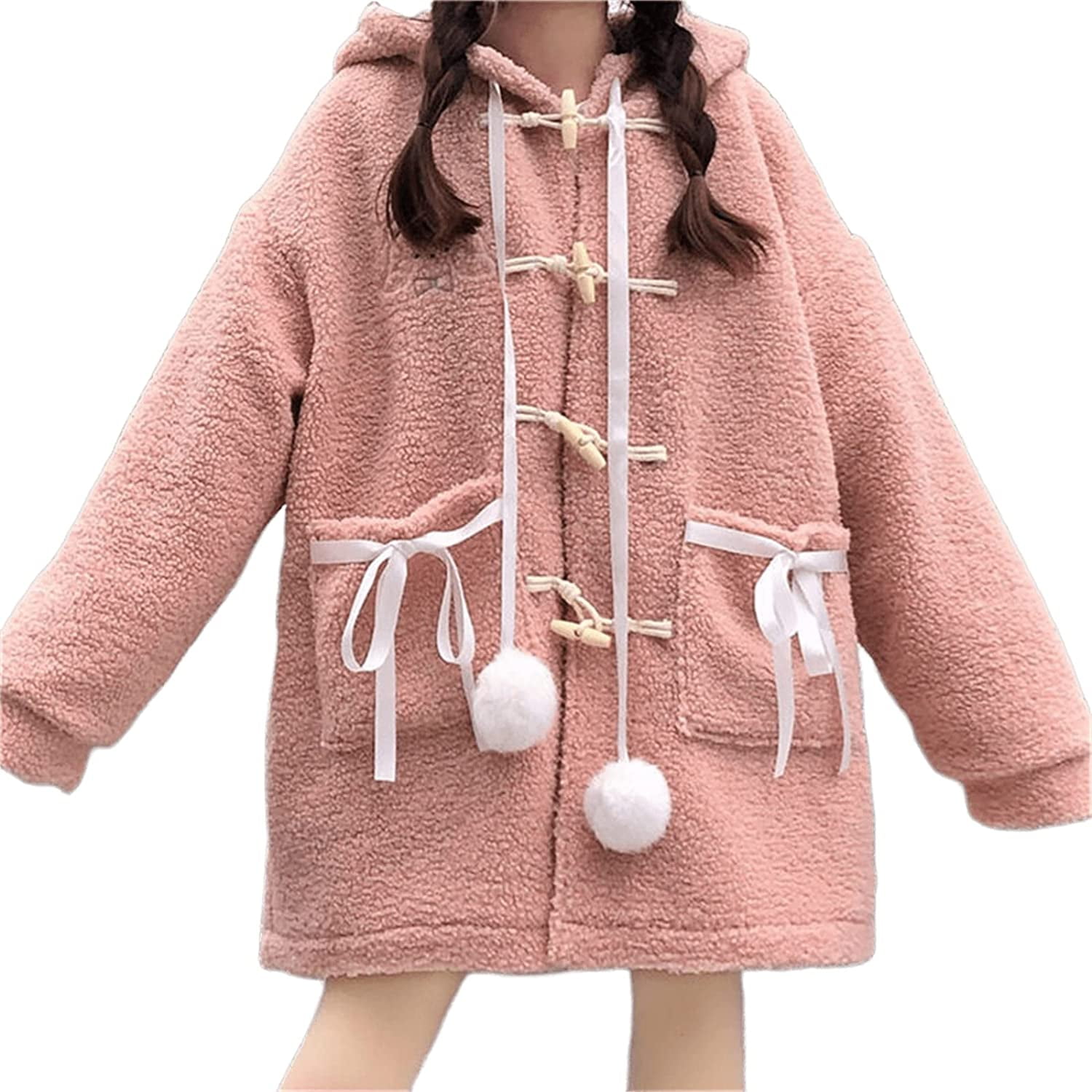 Fleece duffle coat clearance womens