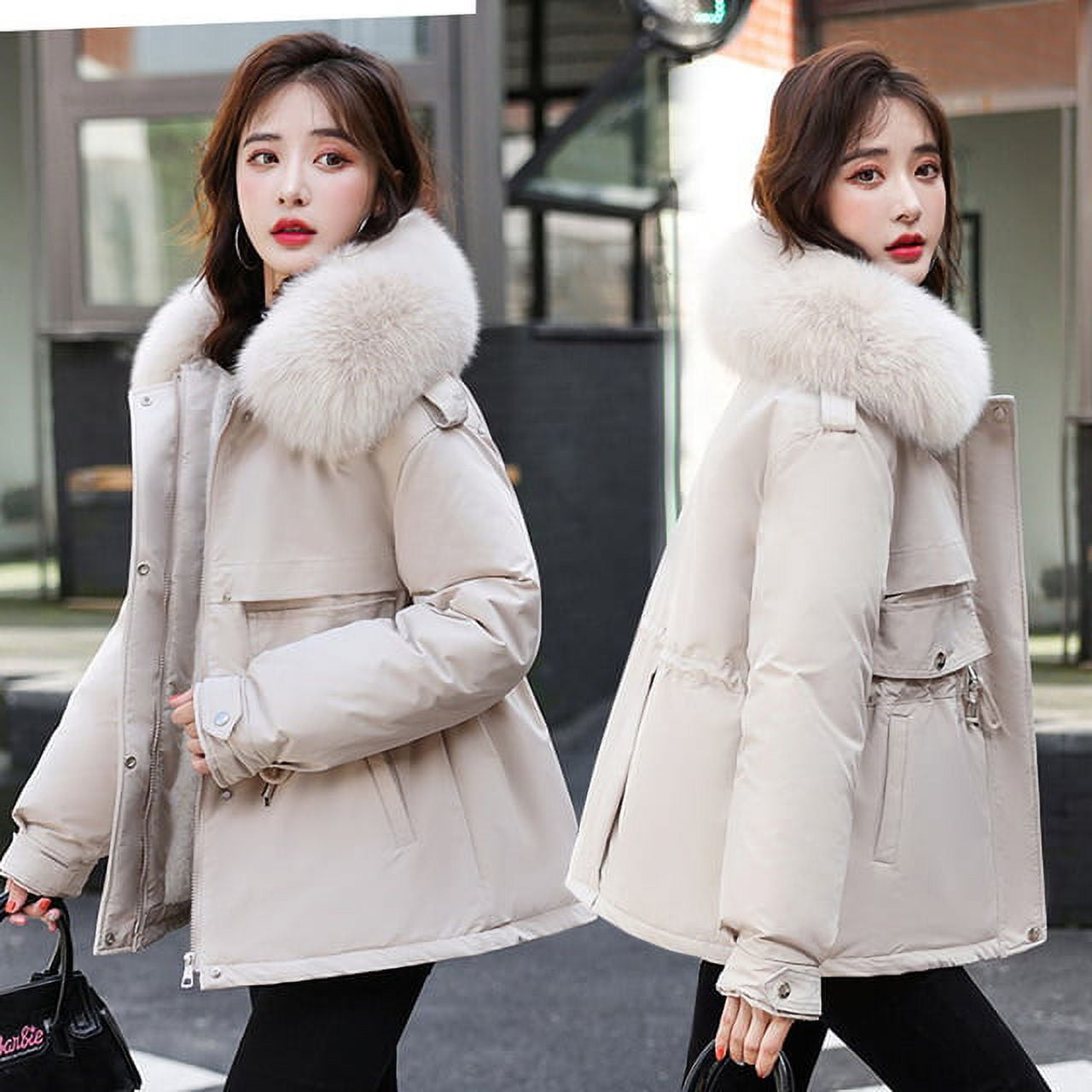 Most demanding snowfall coats winter outfits stylish fur collar