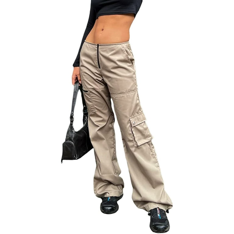 DanceeMangoo y2k Baggy Pants for Women Striped Mid Waist Loose Sports  Trousers 2000s Aesthetic Sweatpants