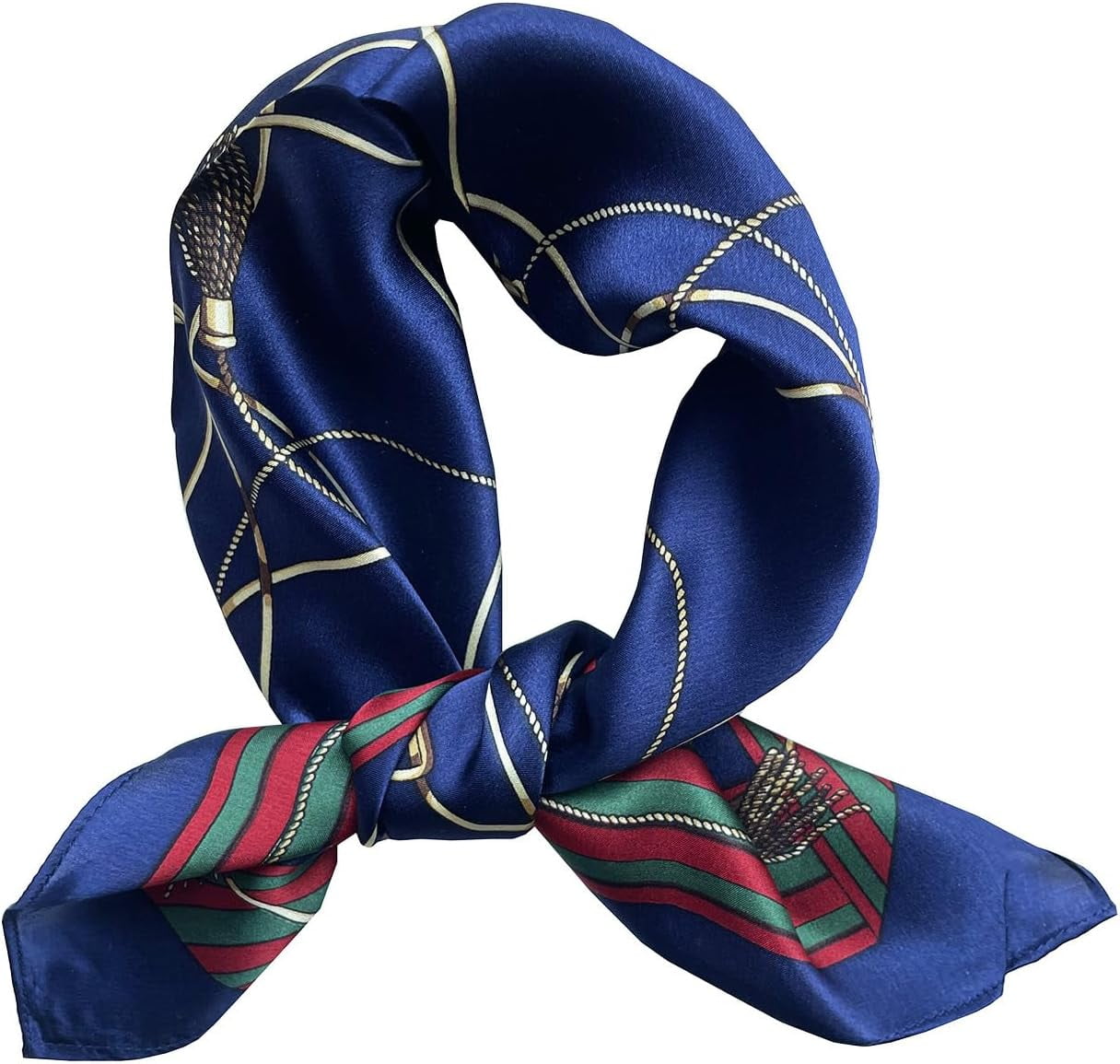 DanceeMangoos 100 Mulberry Silk Neck Scarf 21"x21" Small Square Scarfs for Women Gift Packed