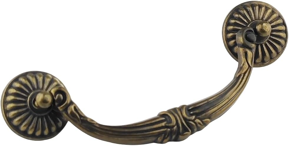 Vintage Drawer Pull,Cabinet Handle,Dresser Pulls 4.5\" C-C (4 1/2 In...