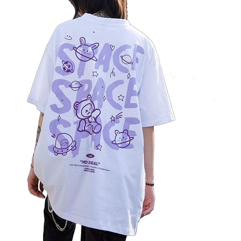 DanceeMangoos Aesthetic Shirt Harajuku Fashion Graphic Tops Cotton