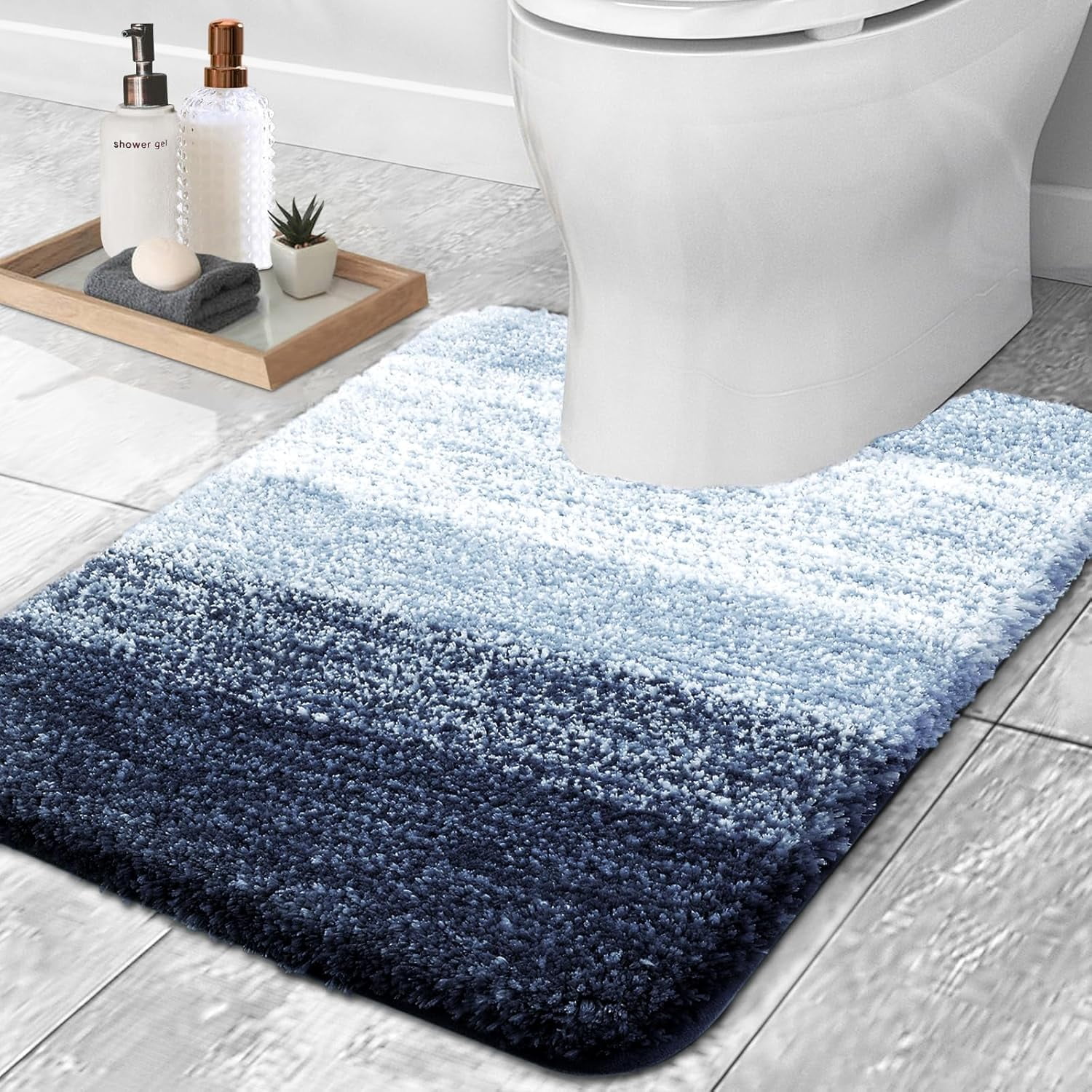 DanceeMangoos Bathroom Rugs Mat 30x20, Extra Soft Absorbent Microfiber ...
