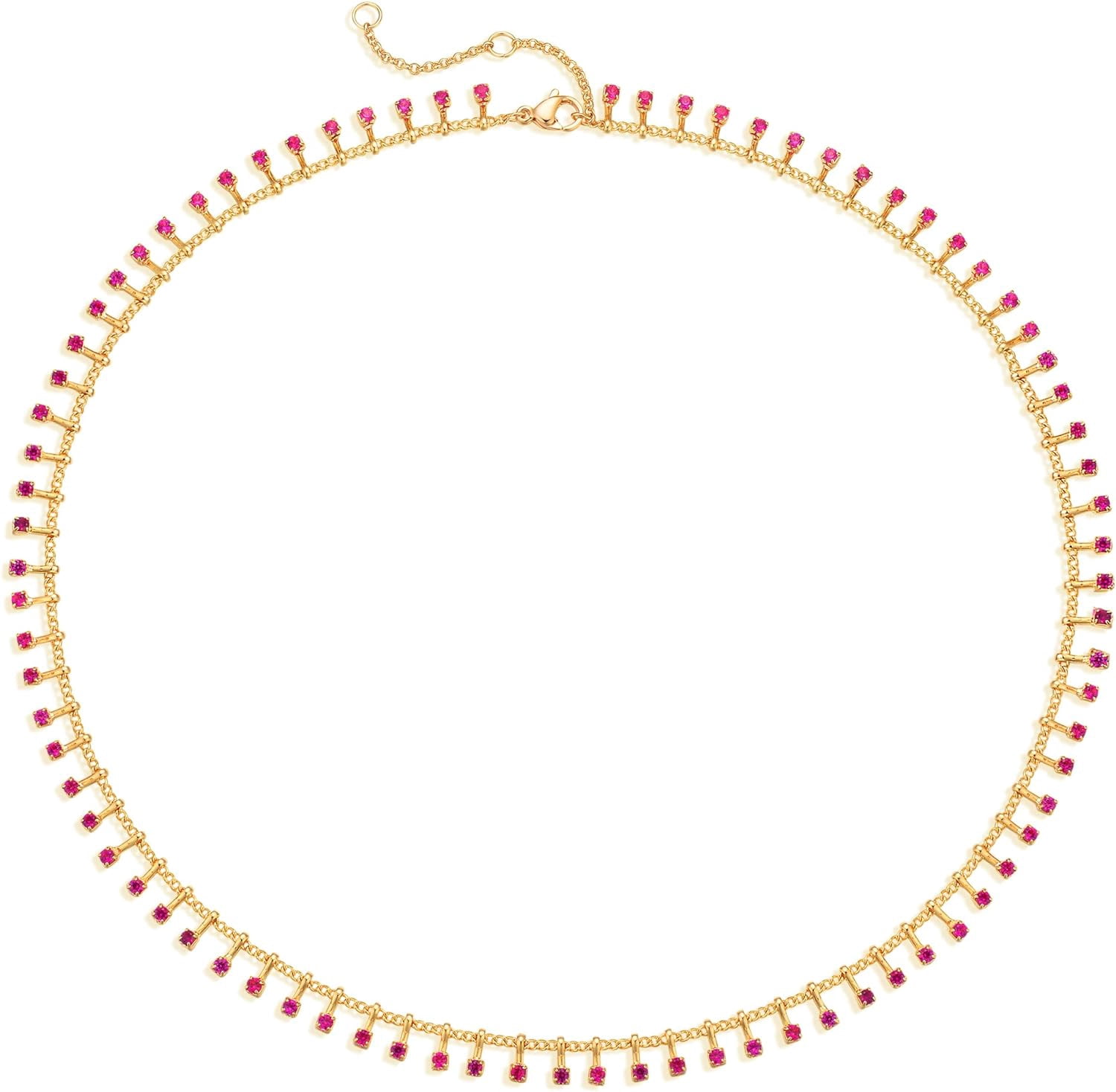 Women's Pearl Choker Necklace - 18K Gold Plated Baroque Beaded Necklace, Handmade Summer Jewelry