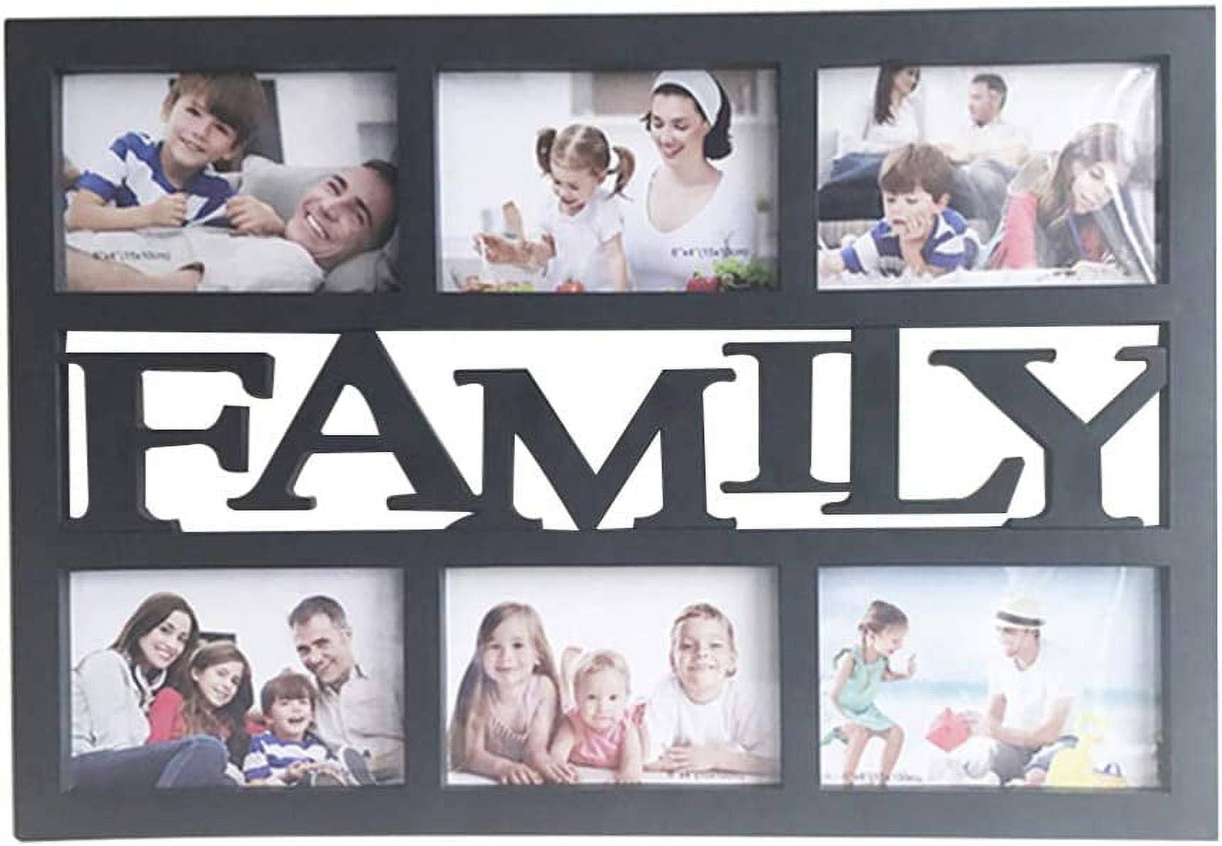 DanceeMangoos Collage Photo Frame Family Theme Picture Frame 6 Photo