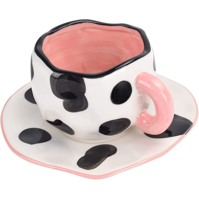 pinky flowers handmade ceramic mug | 250 ml | handmade coffee mugs,  handmade gift, unique valentines gift, pottery mug, cute aesthetic mug