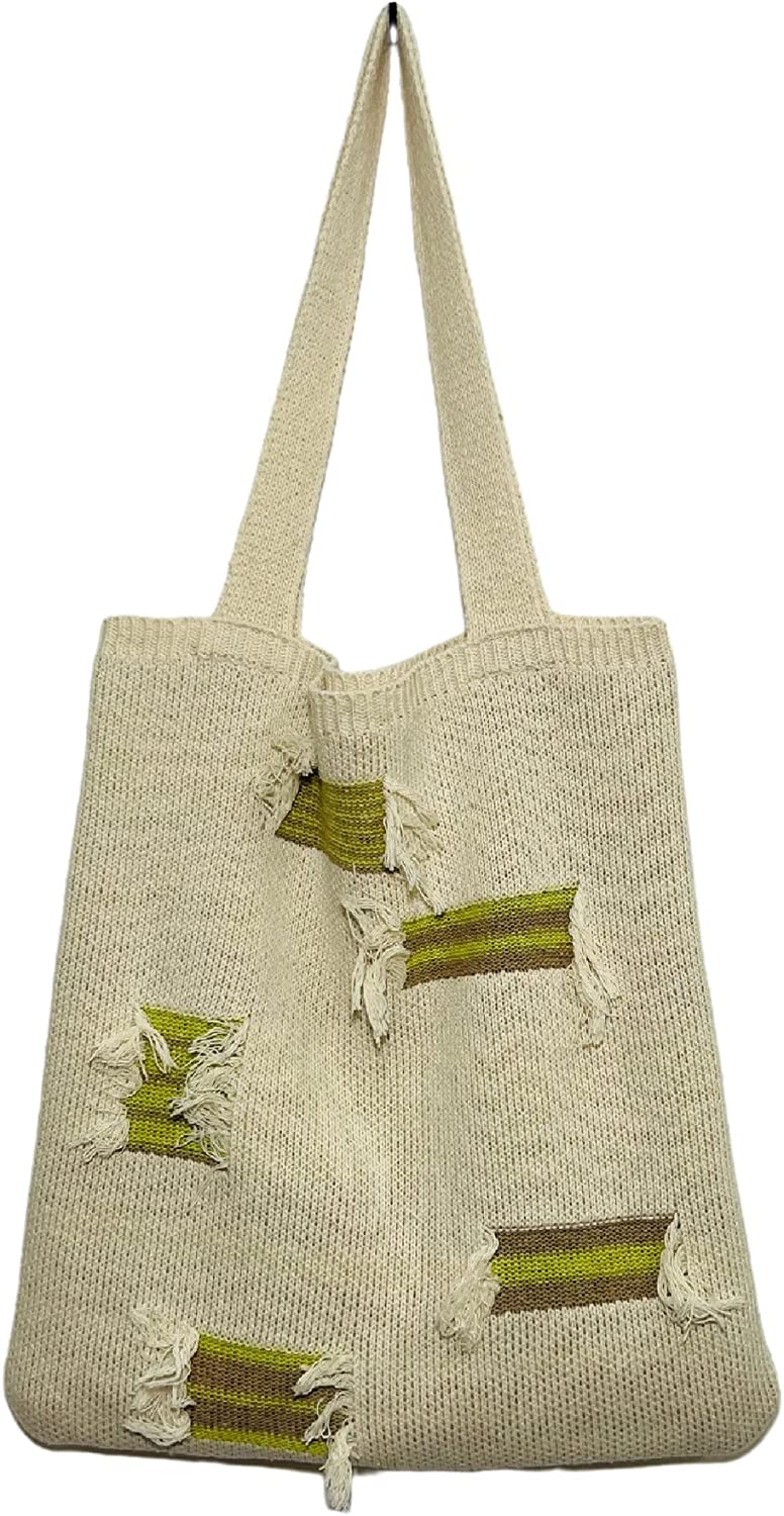 DanceeMangoos Crochet Tote Bag Aesthetic Tote Bag Aesthetic Y2k Tote Bag  Aesthetic Y2k Cute Tote Bags Aesthetic