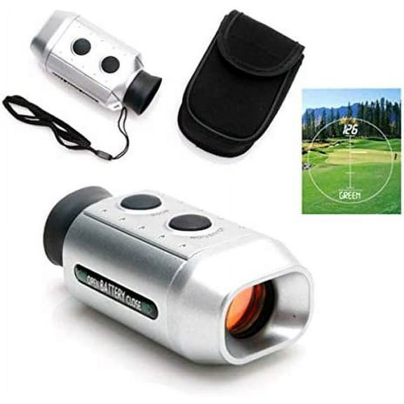DanceeMangoos Golf Range Finder 7X Pocket Digital Golfscope Finder Accessory Scope Tool with Carrying Bag for Store Factory