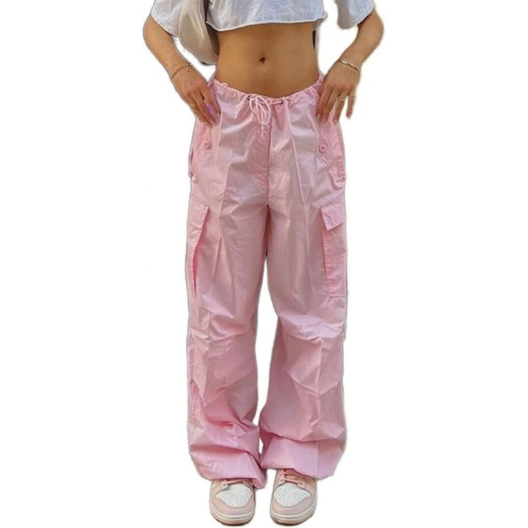 DanceeMangoos Track Pants Women Baggy Pants Y2k Pants Parachute Pants for  Women Y2K Clothing 