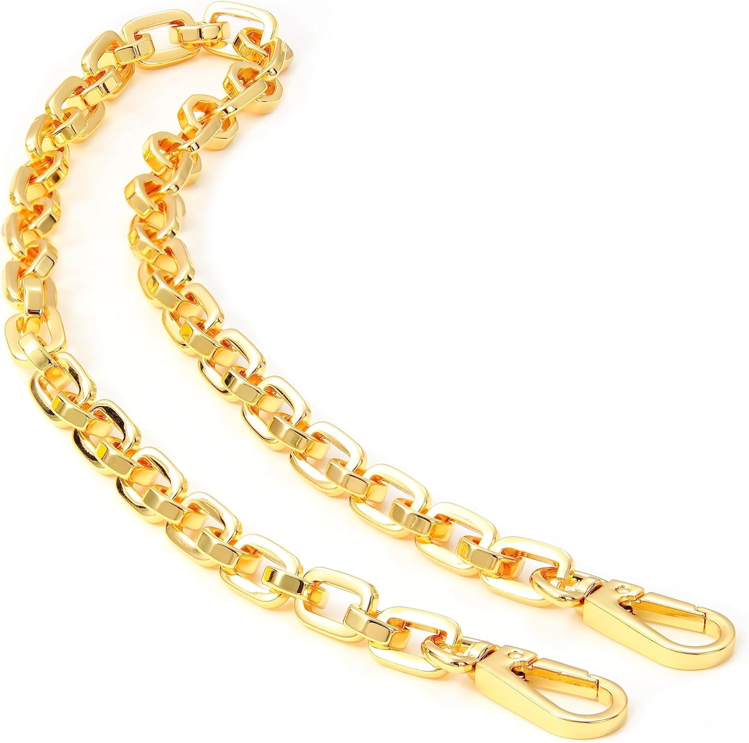 DanceeMangoos Purse Chain Strap CrossBody Handbag Gold Chains Shoulder ...