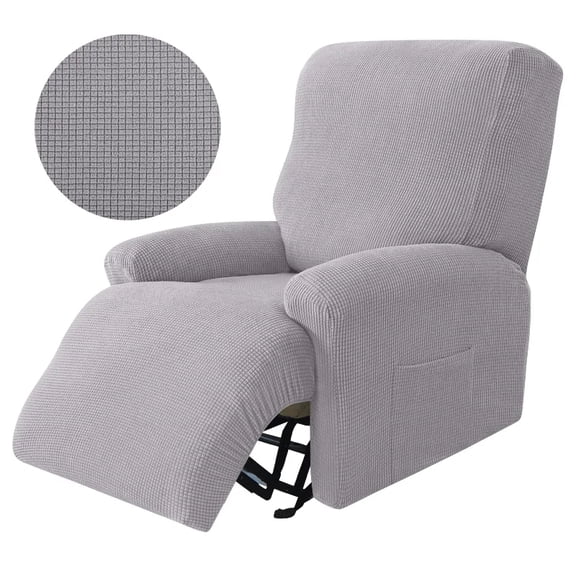 DanceeMangoos Recliner Sofa Covers Elastic Armchair Case Sofa Cover 1 Seater Anti-Dust Non-Slip Lazy Boy Cover Stretch Universal Seat Cover