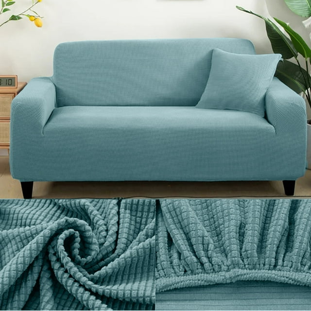 DanceeMangoos Sofa Cover for Living Room Thick Elastic Polar Fleece ...