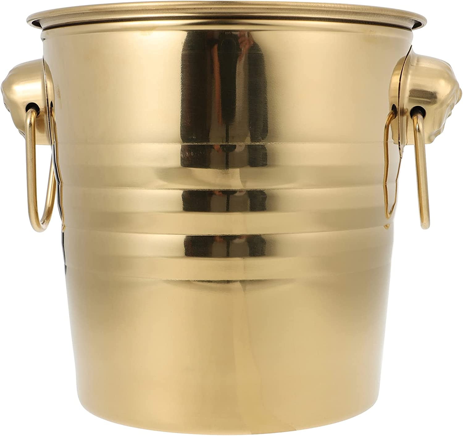 Sunnydaze 5 Gallon Stainless Steel Ice Bucket Beverage Holder And