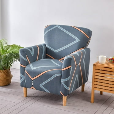DanceeMangoos Stretch Armchair Slipcover 1-Piece Accent Chair Covers with Arms Soft Chair Slipcovers for Living Room