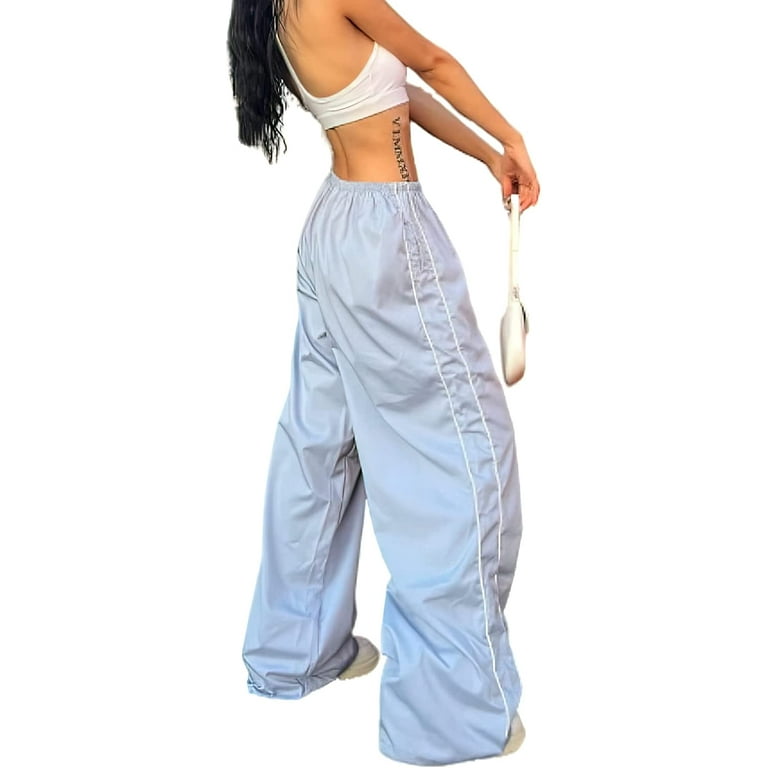 DanceeMangoos Track Pants Women Baggy Pants Y2k Pants Parachute Pants for  Women Y2K Clothing 