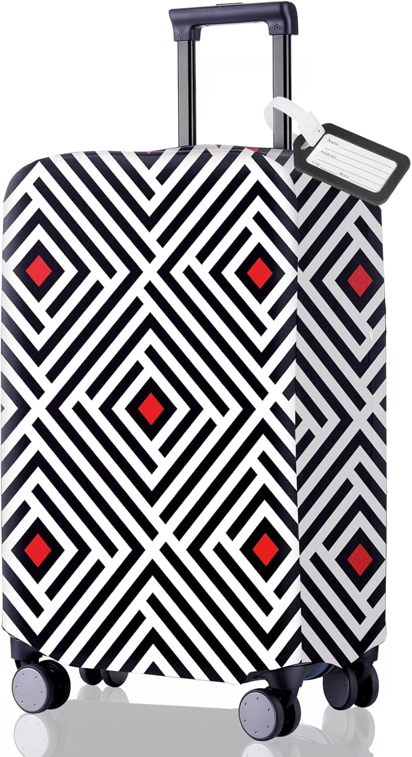 DanceeMangoos Travel Luggage Cover Suitcase Protector Scratch-Resistant ...