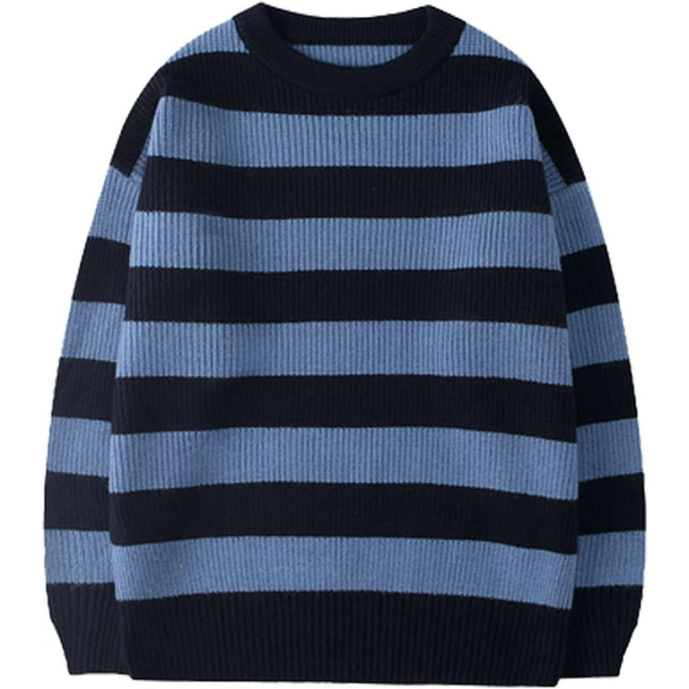 Grunge Blue Stripes Knit Emo Cat Beanie 's Code & Price - RblxTrade